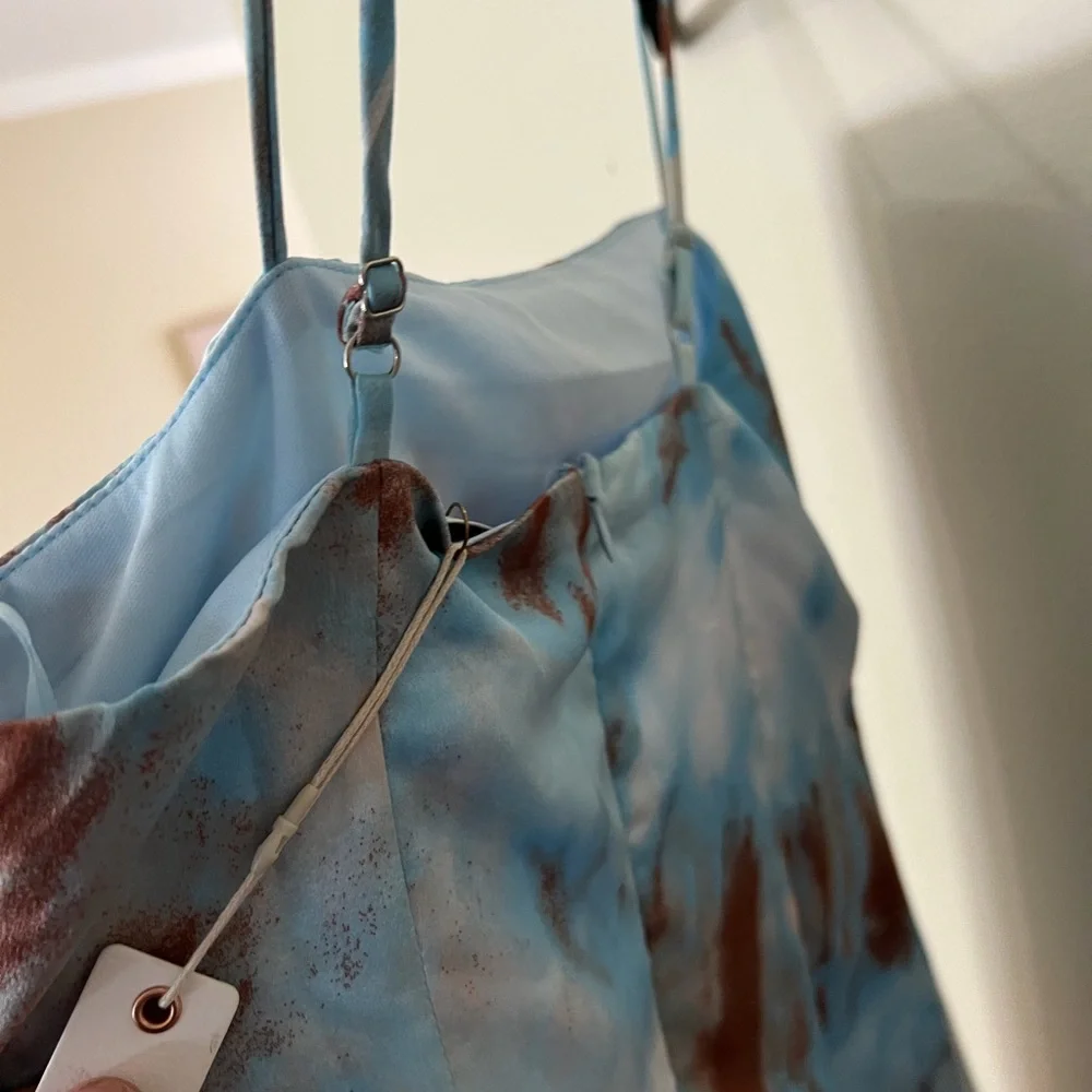 NWT BOUTIQUE SATIN MINI DRESS - Picture 2 of 4